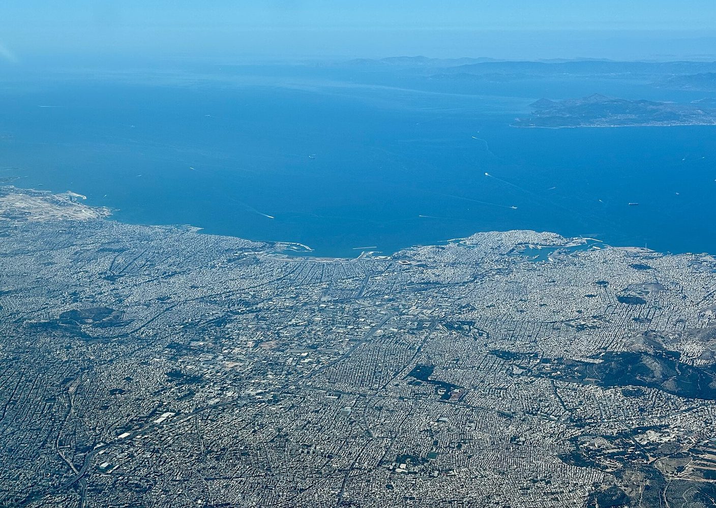 Athens city from above