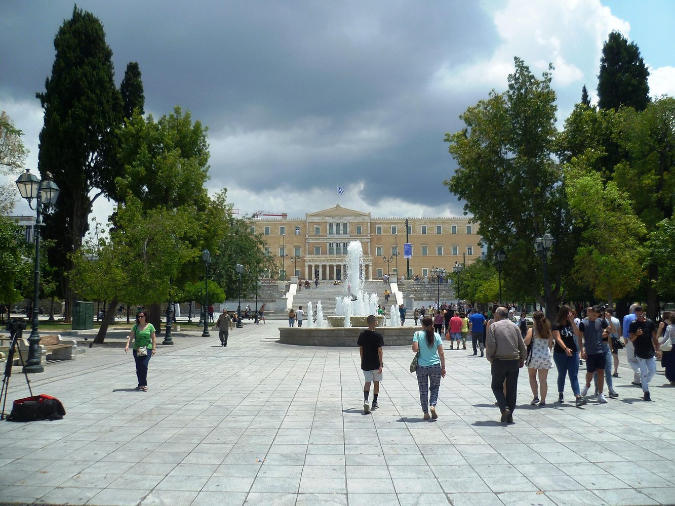Syntagma Square for cash and cards basics