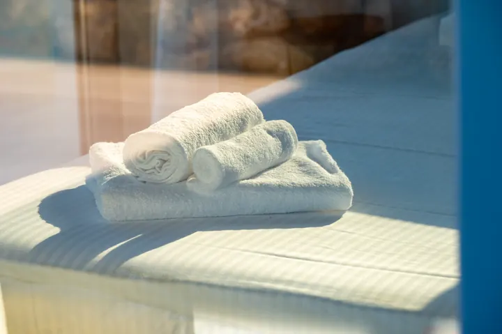 Fresh linens and fluffy towels for a clean, hotel-style welcome